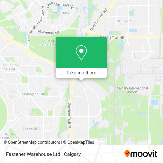 Fastener Warehouse Ltd. map