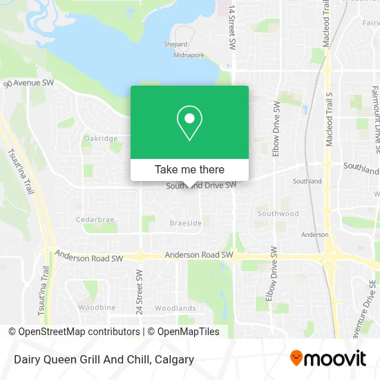Dairy Queen Grill And Chill map