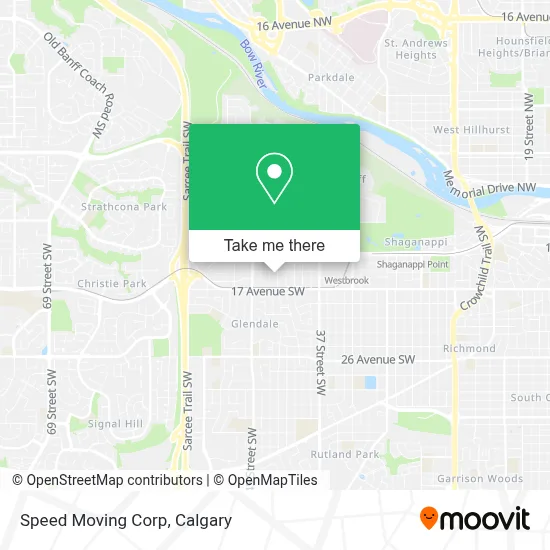 Speed Moving Corp map