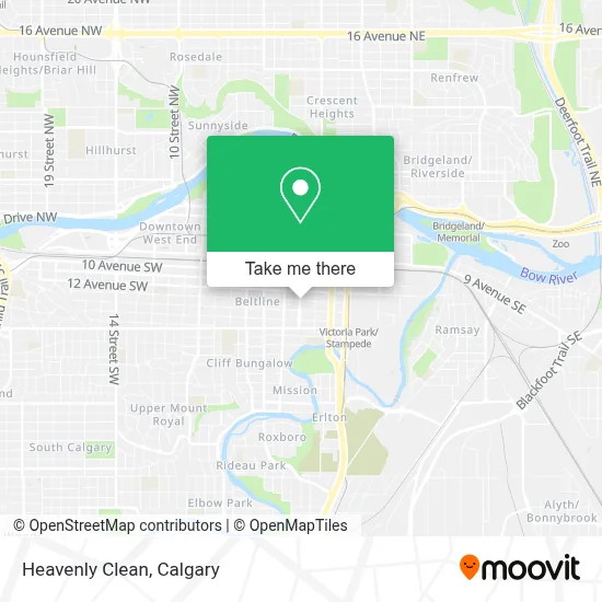 Heavenly Clean map