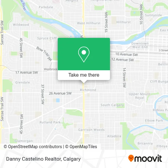 Danny Castelino Realtor map