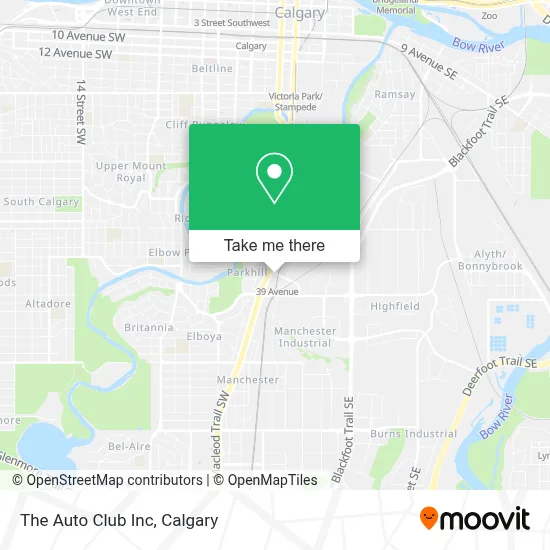 The Auto Club Inc map