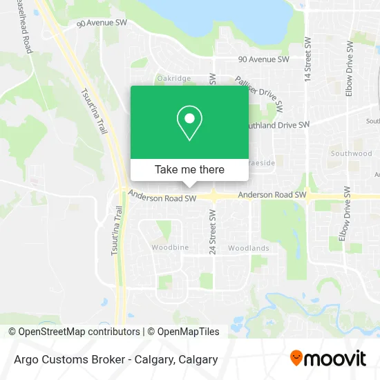 Argo Customs Broker - Calgary map