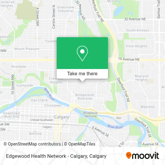 Edgewood Health Network - Calgary map