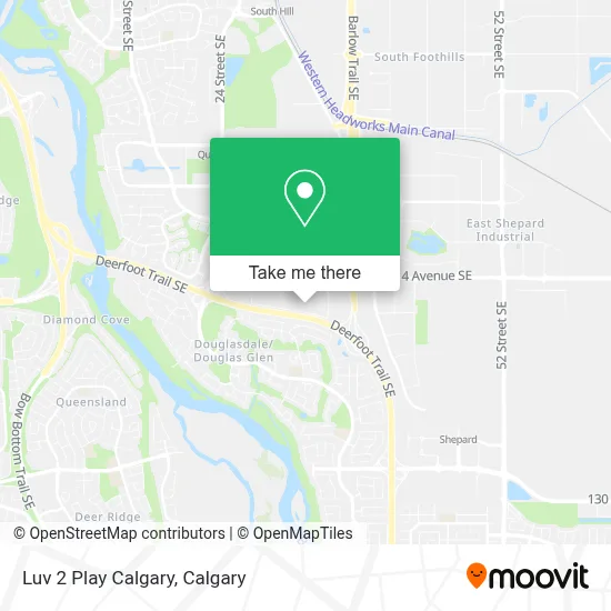 Luv 2 Play Calgary map