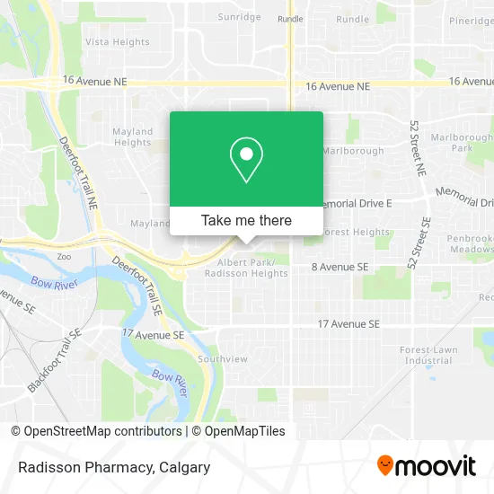 Radisson Pharmacy map