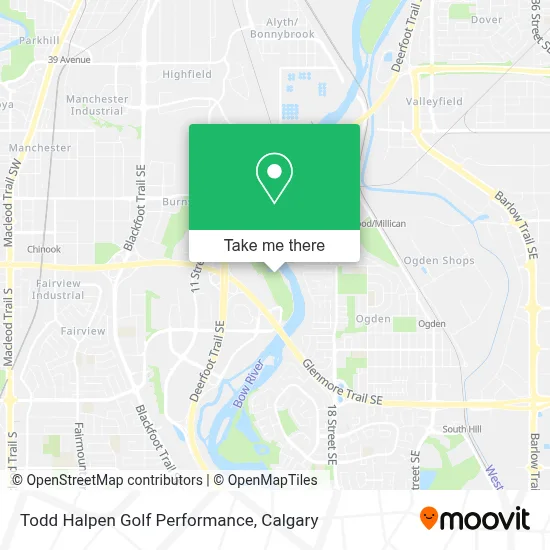 Todd Halpen Golf Performance map