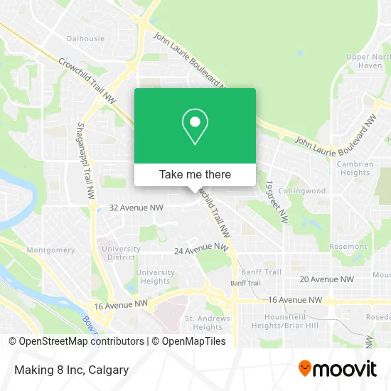 Making 8 Inc map