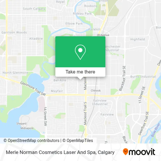 Merle Norman Cosmetics Laser And Spa map