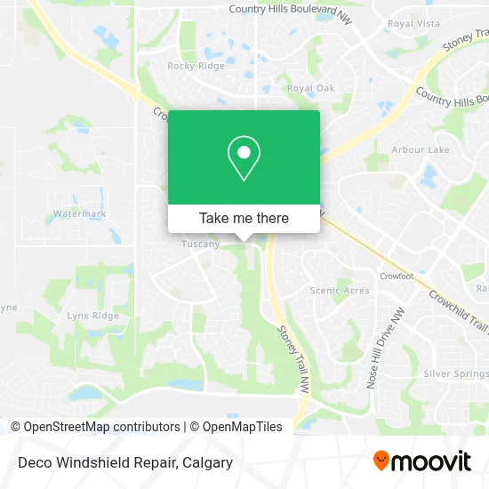 Deco Windshield Repair map