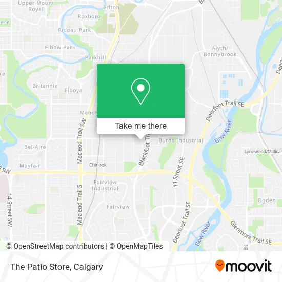 The Patio Store map
