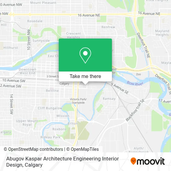 Abugov Kaspar Architecture Engineering Interior Design map