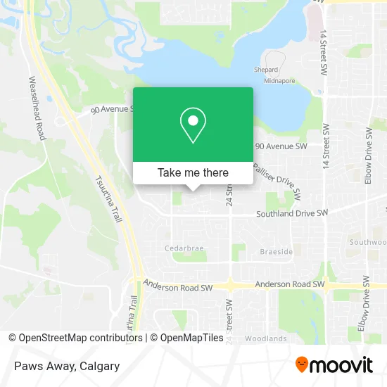 Paws Away map
