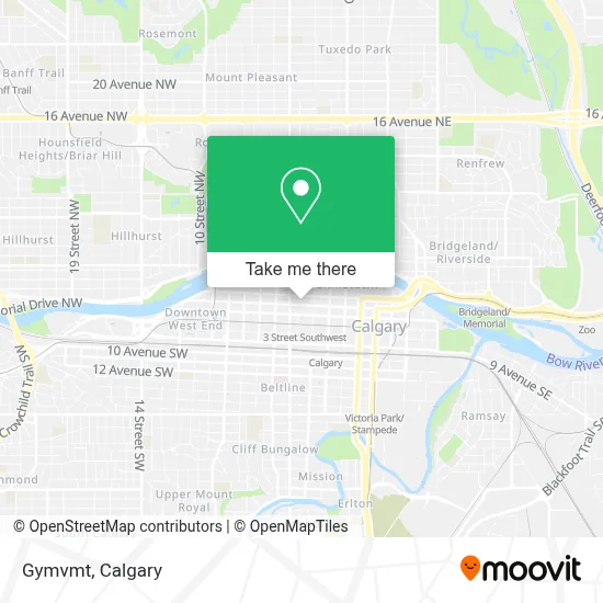 Gymvmt map