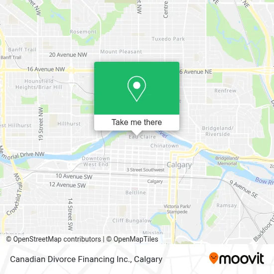 Canadian Divorce Financing Inc. map