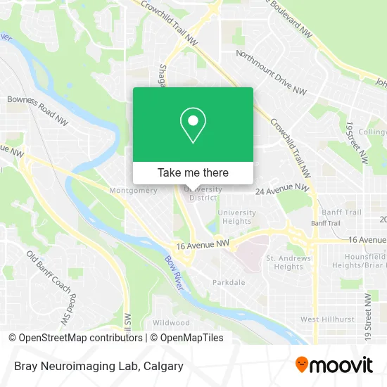 Bray Neuroimaging Lab map