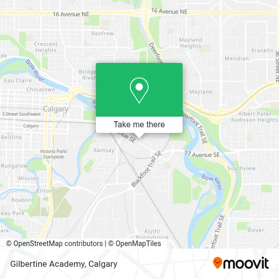 Gilbertine Academy map