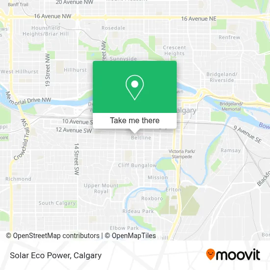 Solar Eco Power map