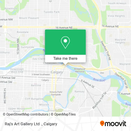 Raj's Art Gallery Ltd . map