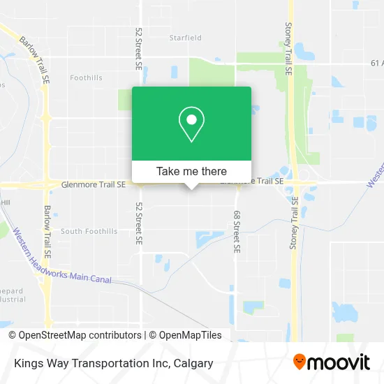 Kings Way Transportation Inc map