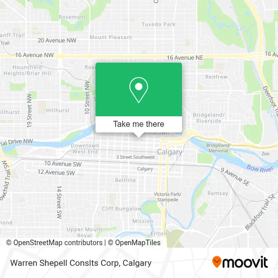 Warren Shepell Conslts Corp map