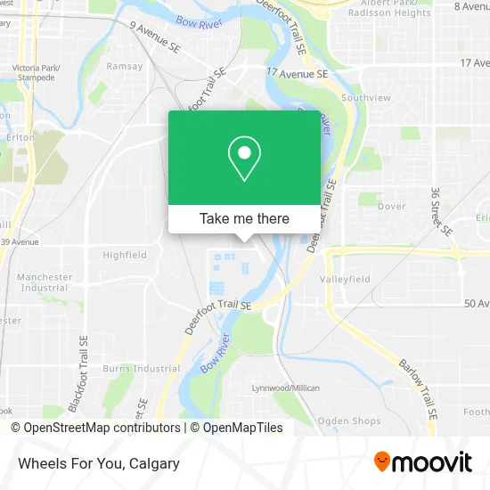 Wheels For You map