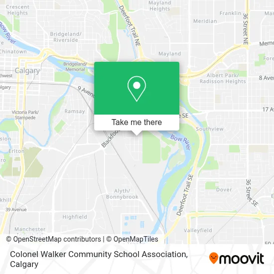 Colonel Walker Community School Association map