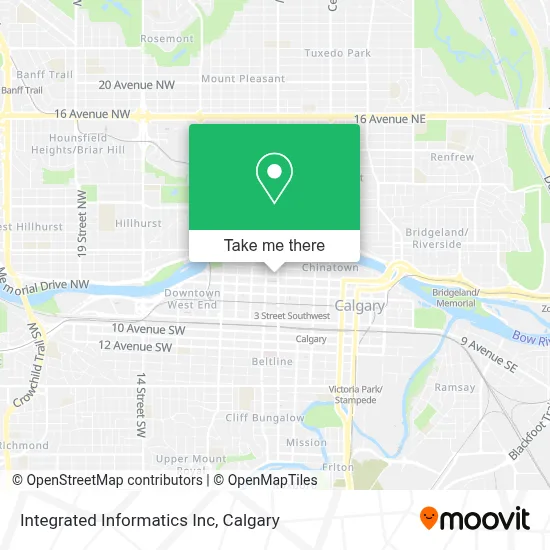 Integrated Informatics Inc map
