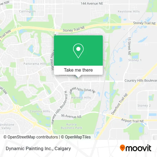 Dynamic Painting Inc. map