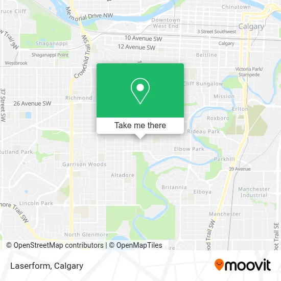 Laserform map
