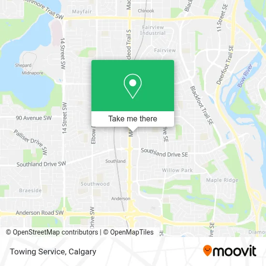 Towing Service map