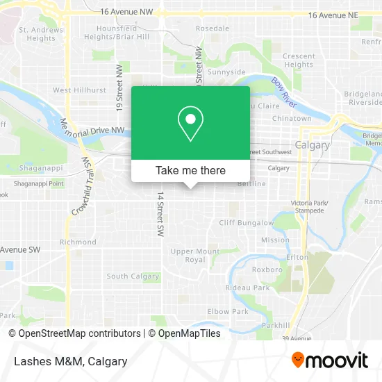 Lashes M&M map