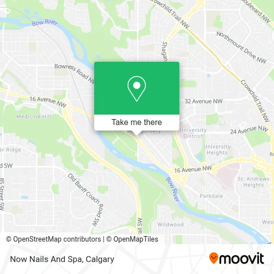 Now Nails And Spa map