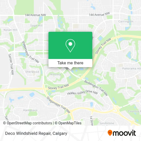 Deco Windshield Repair map