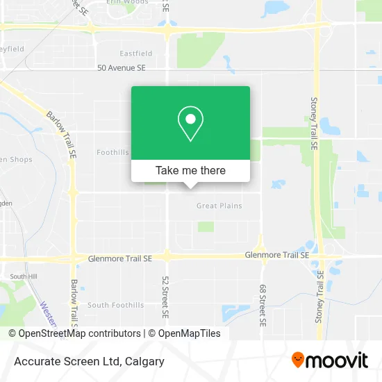 Accurate Screen Ltd map