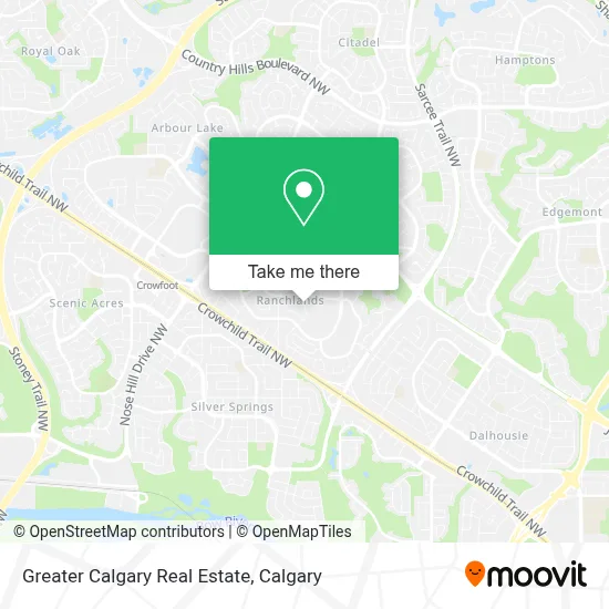 Greater Calgary Real Estate map