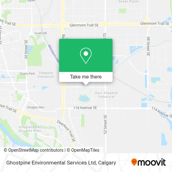 Ghostpine Environmental Services Ltd map