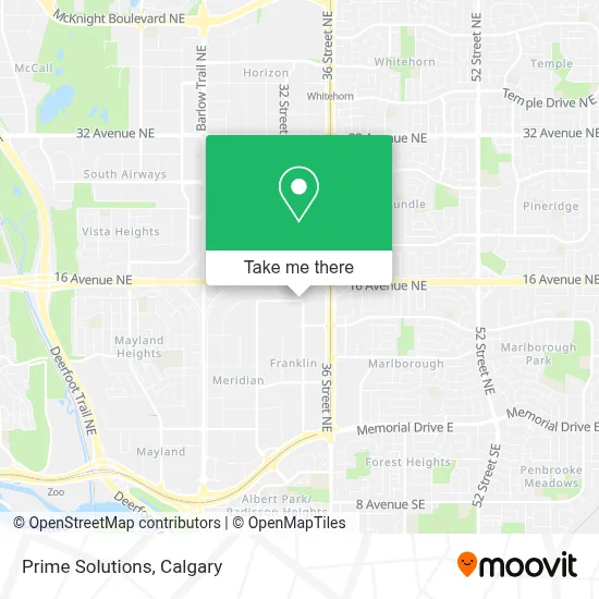 Prime Solutions map
