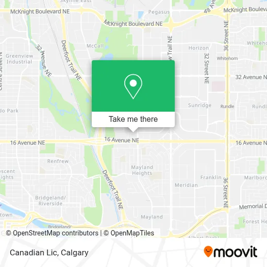 Canadian Lic map