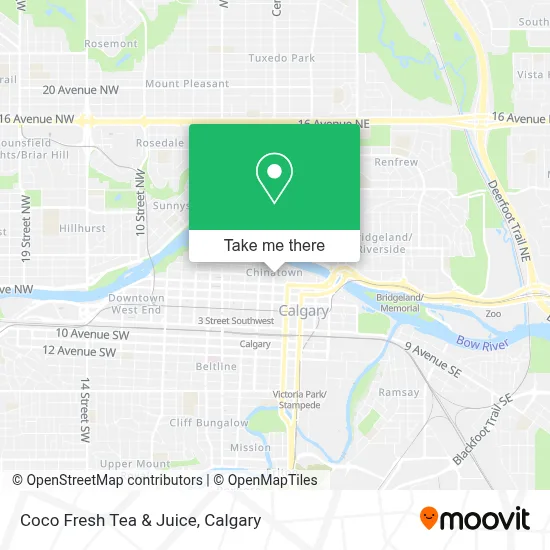 Coco Fresh Tea & Juice map