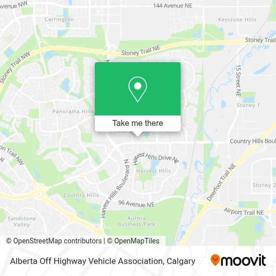 Alberta Off Highway Vehicle Association map
