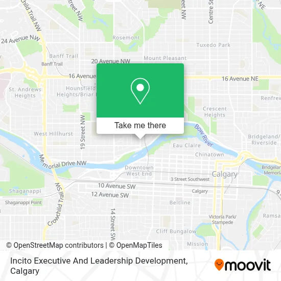 Incito Executive And Leadership Development map