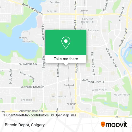 Bitcoin Depot map