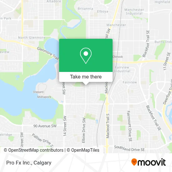 Pro Fx Inc. map
