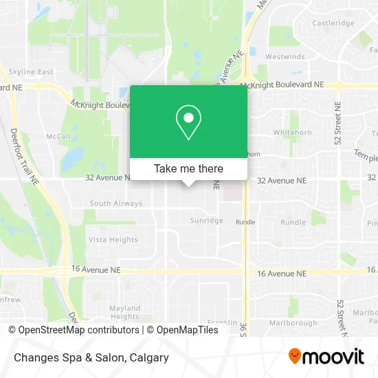 Changes Spa & Salon map