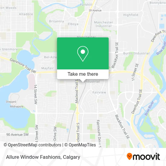 Allure Window Fashions map