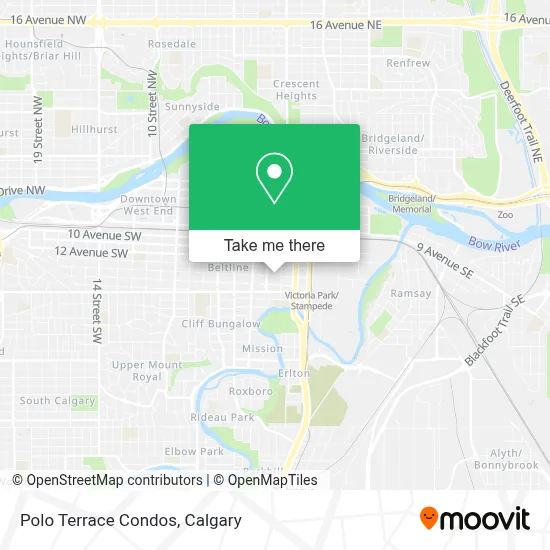 Polo Terrace Condos map