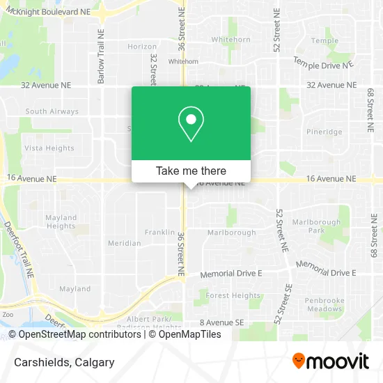 Carshields map