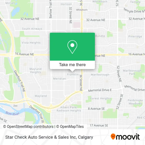 Star Check Auto Service & Sales Inc map