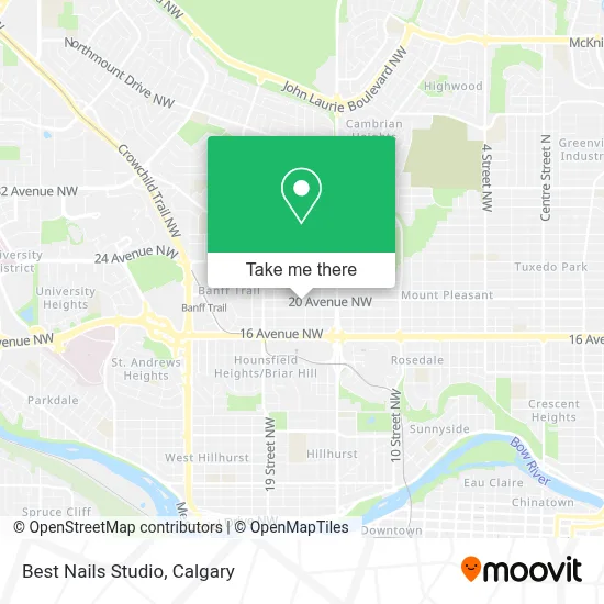 Best Nails Studio map